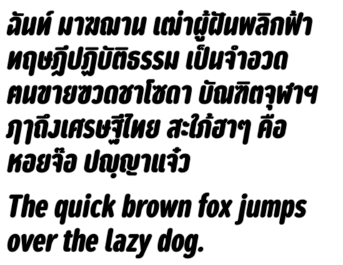 DB 03 Rounded Condensed Heavy Italic